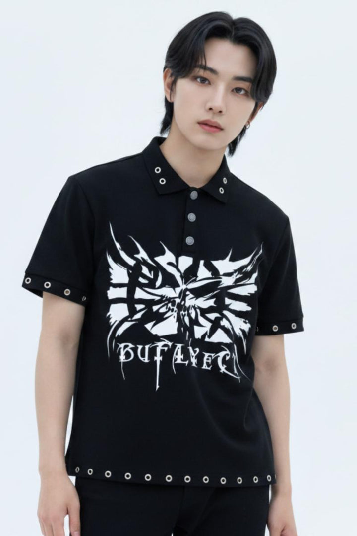 Graphic Polo Shirt  na2605
