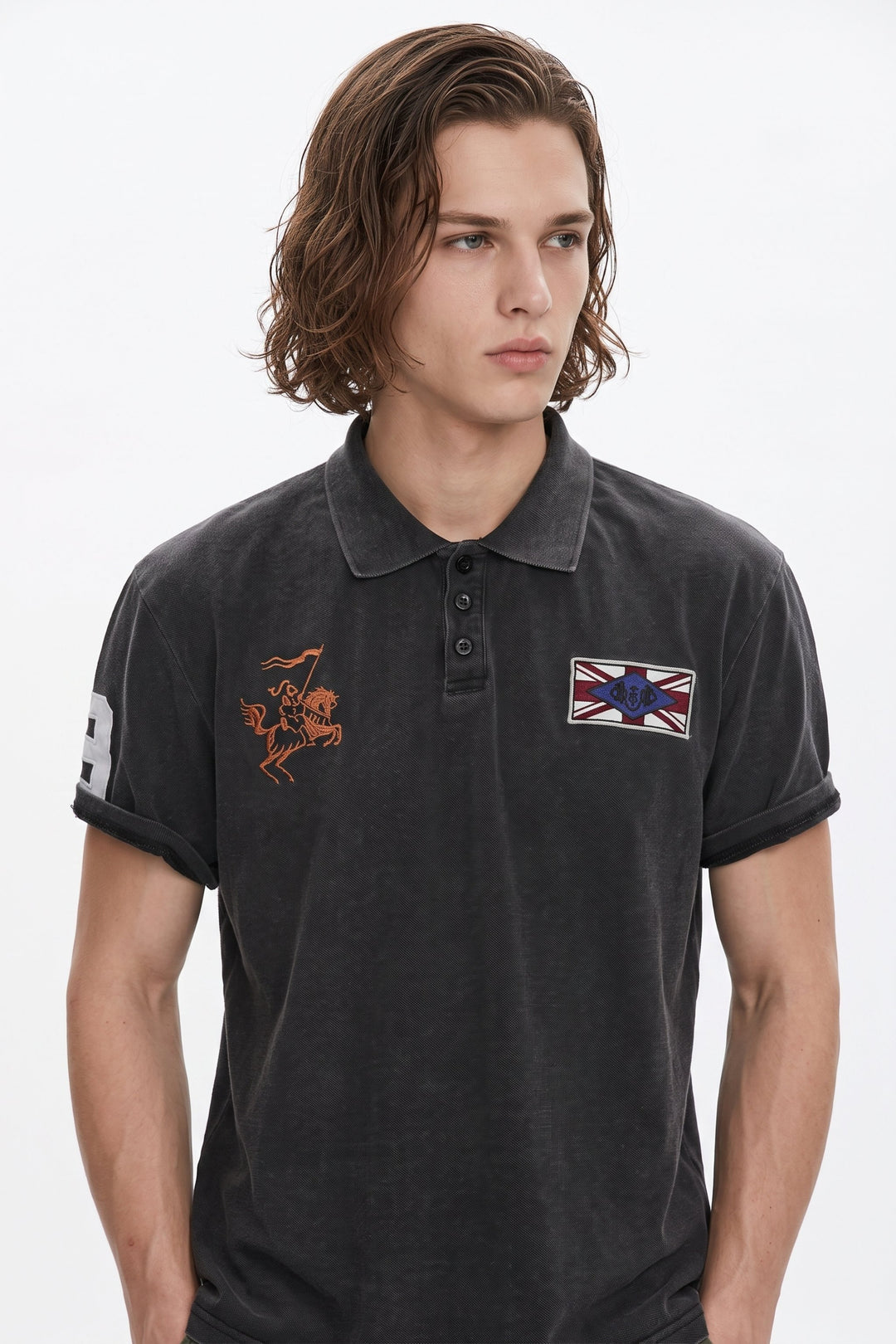 Washed Polo Shirt  na2670