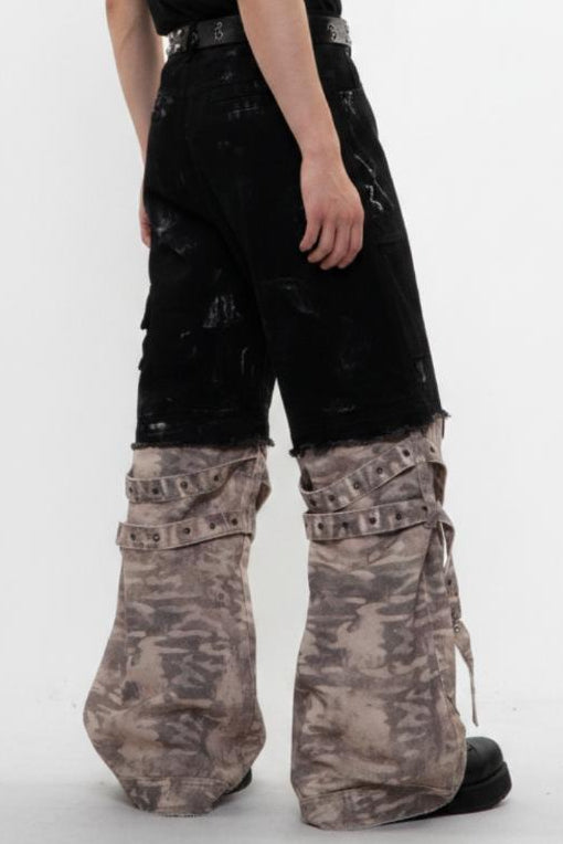 Layered Cargo Pants  na2594