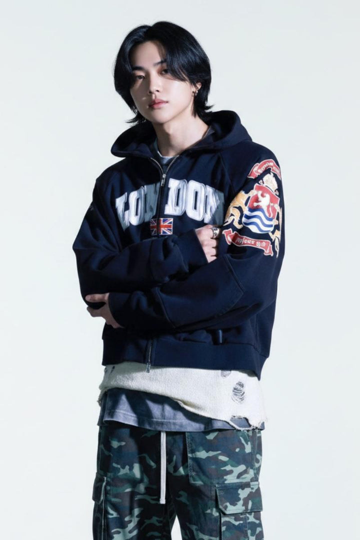 Logo Zip-up Hoodie  na2538