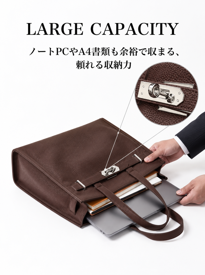 Belted Tote Bag na3237