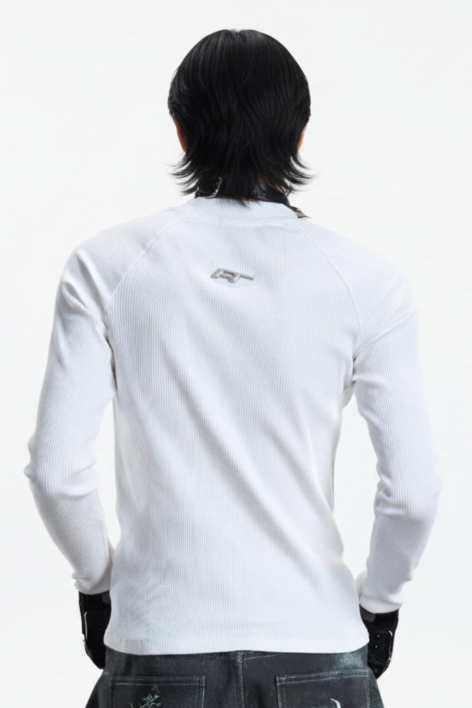 Ribbed Knit Top  na2553