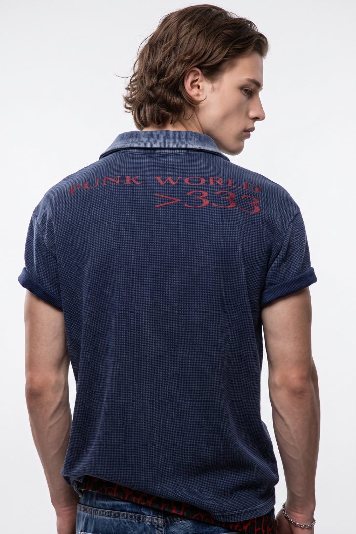 Textured Polo  na2662