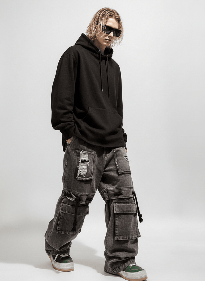 [UUCSCC] vintage straight wide leg pants na1328