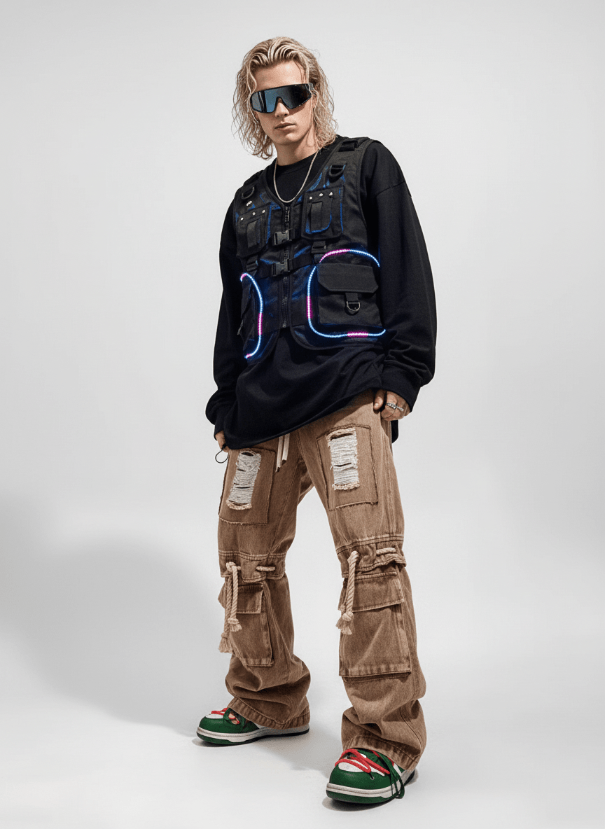 [UUCSCC] vintage straight wide leg pants na1328