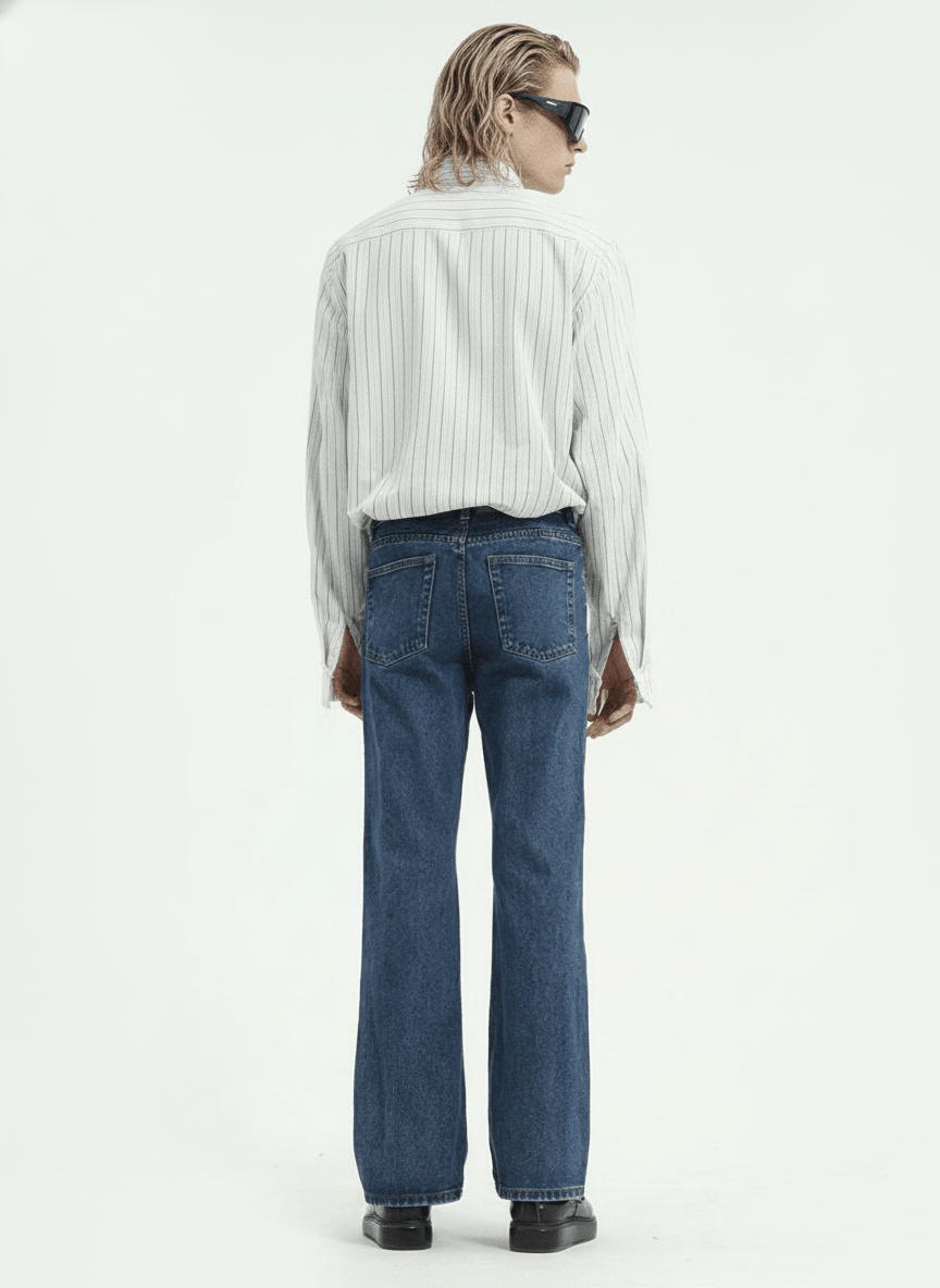 [HOHO] Stylish flare denim na14