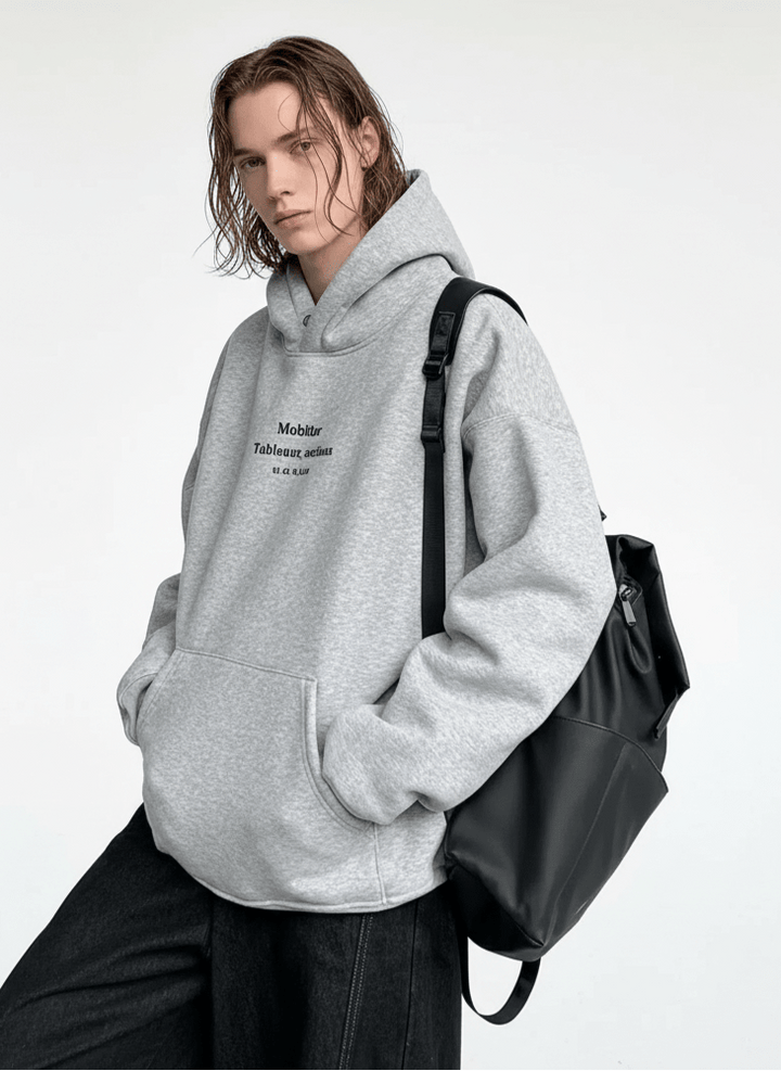 [ONELYC1NS]letters hooded na1700