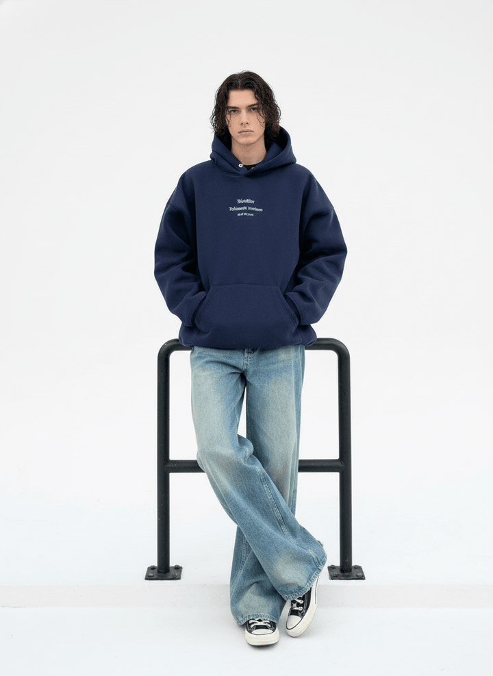 [ONELYC1NS]letters hooded na1700