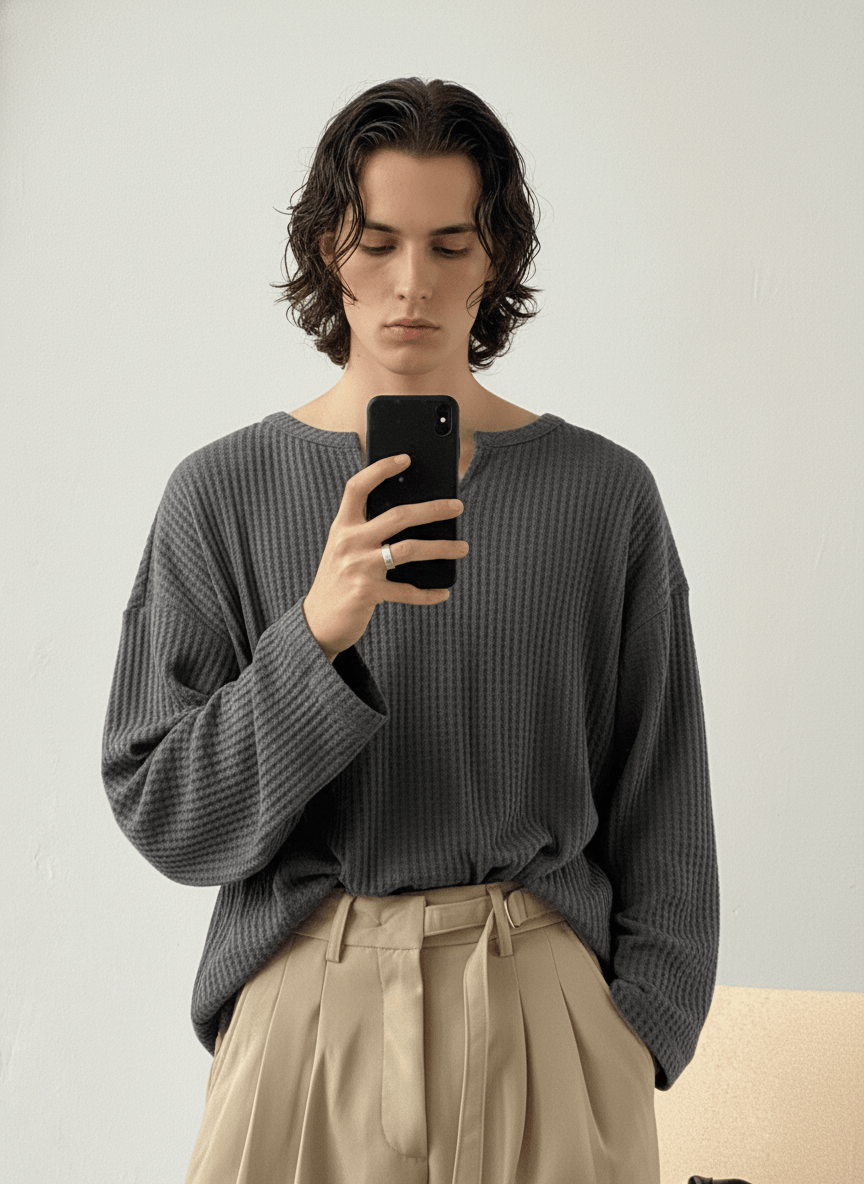 [GENESISBOY] thin bump t-shirt NA301