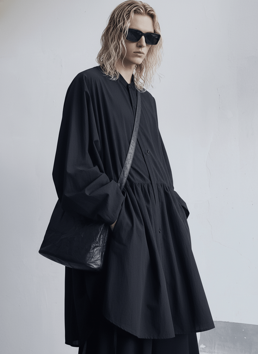 Dark Style Crumpled Bag na1239