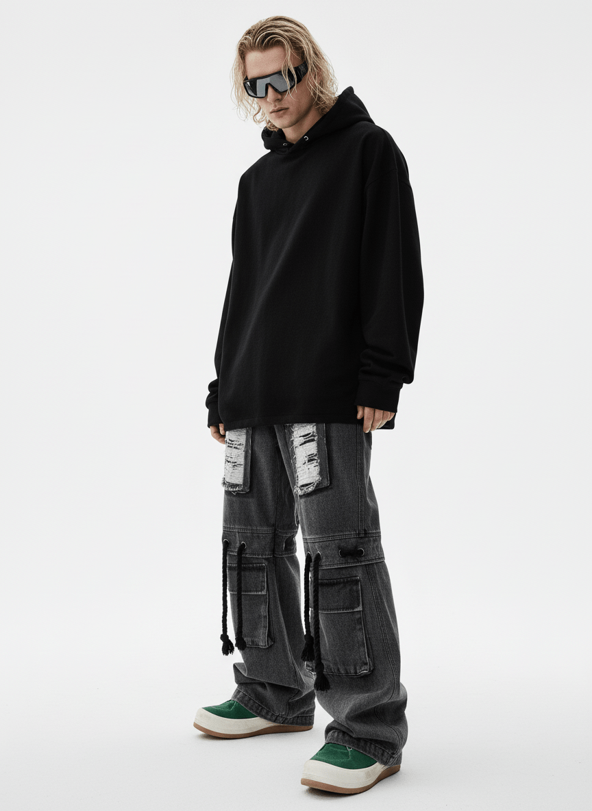 [UUCSCC] vintage straight wide leg pants na1328