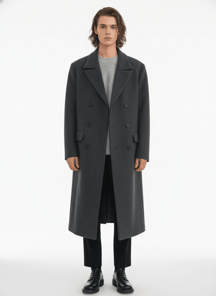 [MRCYC] Double-breasted Long Coat NA560