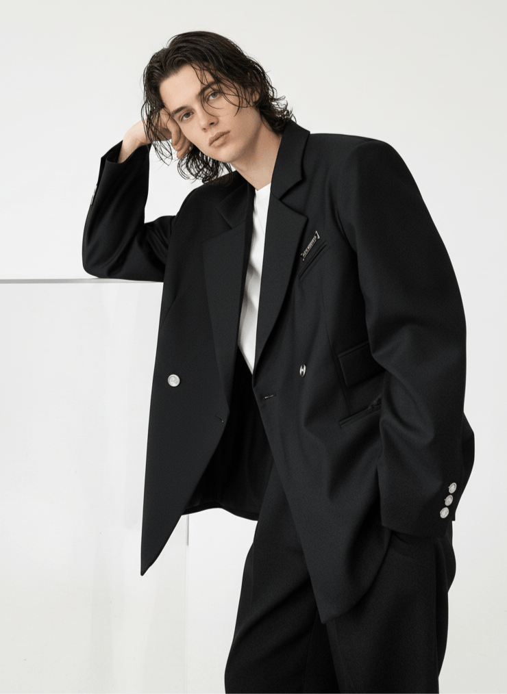 [ONELYC1NS] Korean loose suit na1005