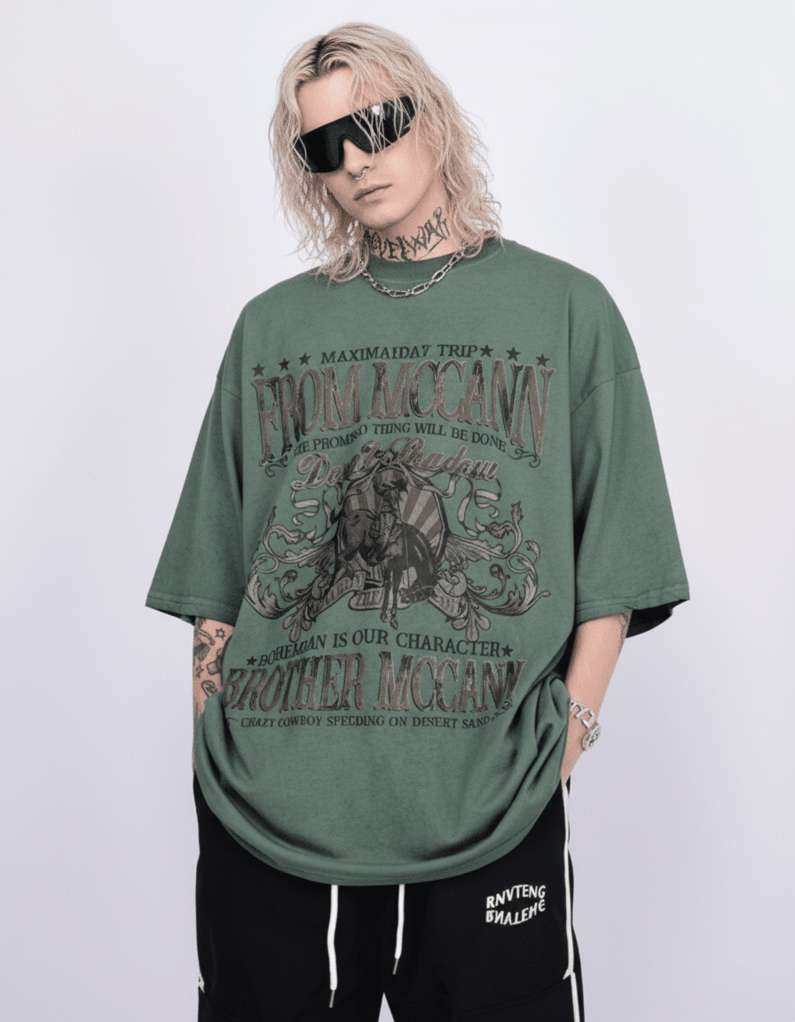 [Mz] American loose T-shirt na2016