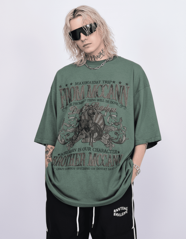 [Mz] American loose T-shirt na2016