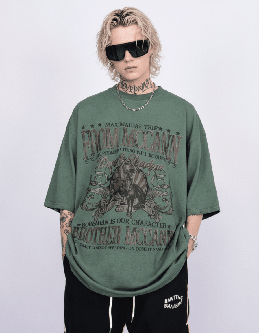 [Mz] American loose T-shirt na2016