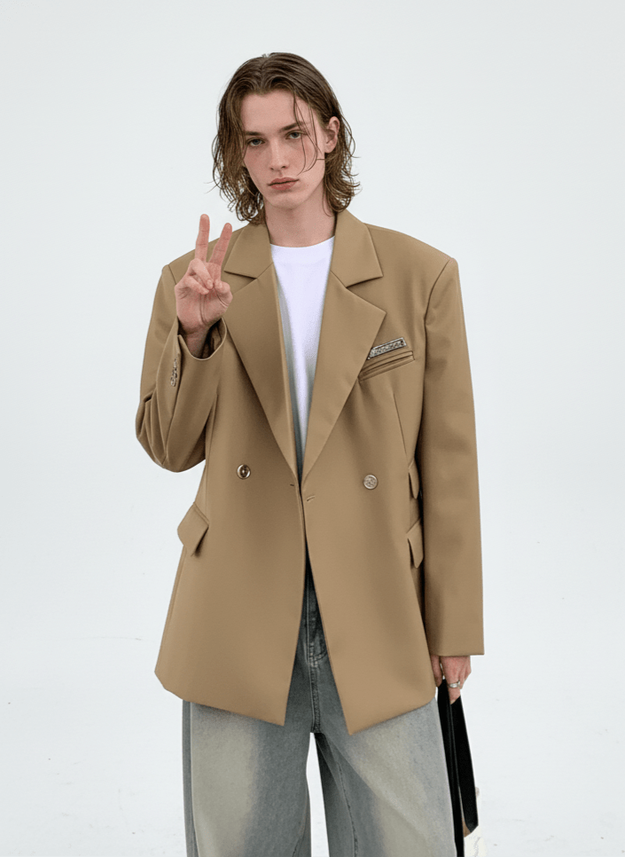 [ONELYC1NS] Korean loose suit na1005