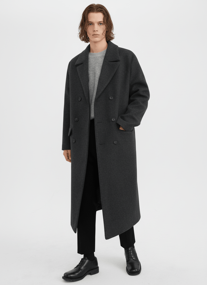 [MRCYC] Double-breasted Long Coat NA560