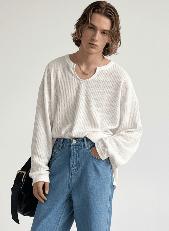 [GENESISBOY] thin bump t-shirt NA301