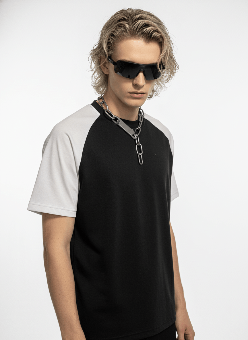 steel thick chain personalized necklace na707