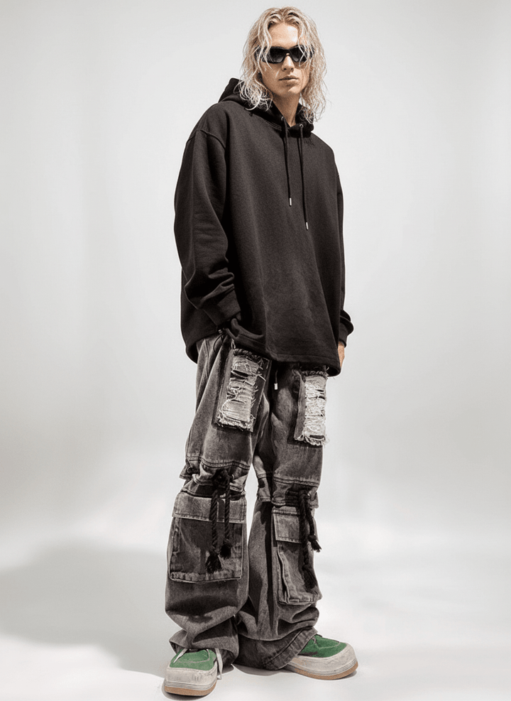 [UUCSCC] vintage straight wide leg pants na1328