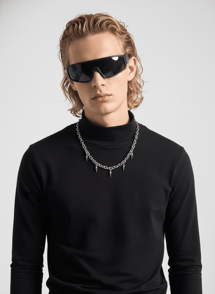 Titanium steel necklace NA743