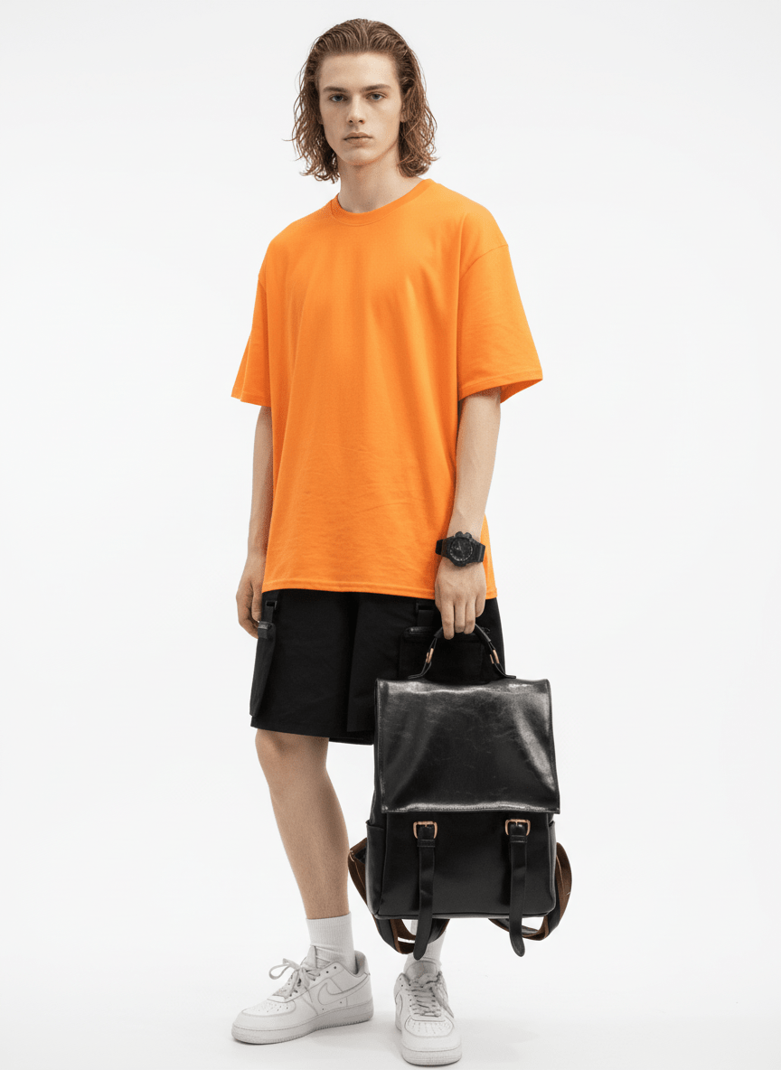 Leather British Backpack na863