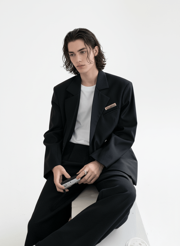 [ONELYC1NS] Korean loose suit na1005