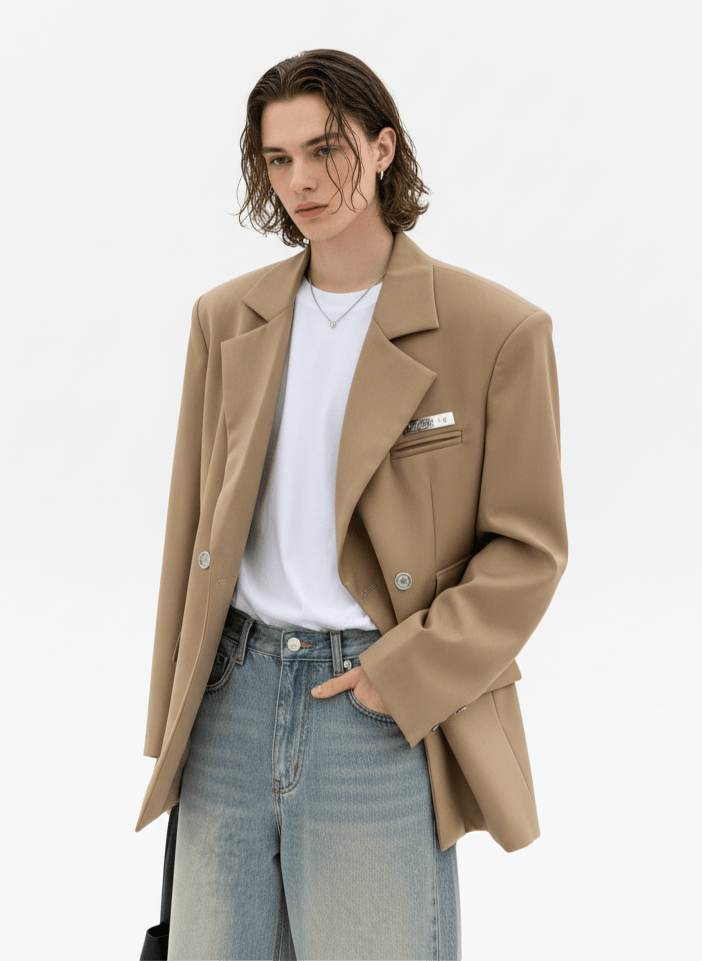 [ONELYC1NS] Korean loose suit na1005