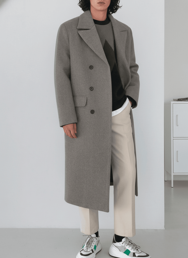 [MRCYC] Double-breasted Long Coat NA560