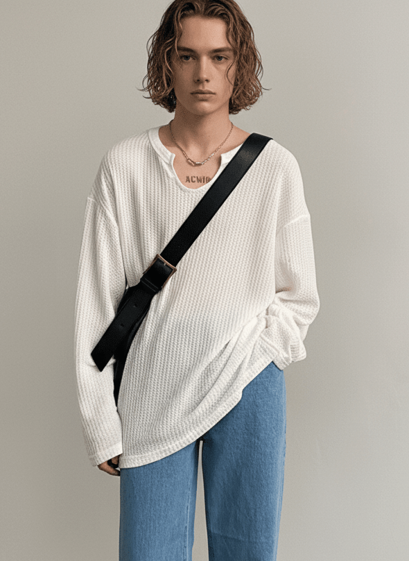 [GENESISBOY] thin bump t-shirt NA301