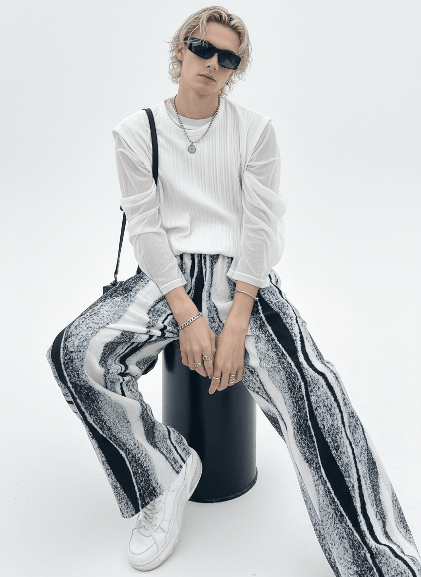 [MRCYC] PATTERN PANT NA126