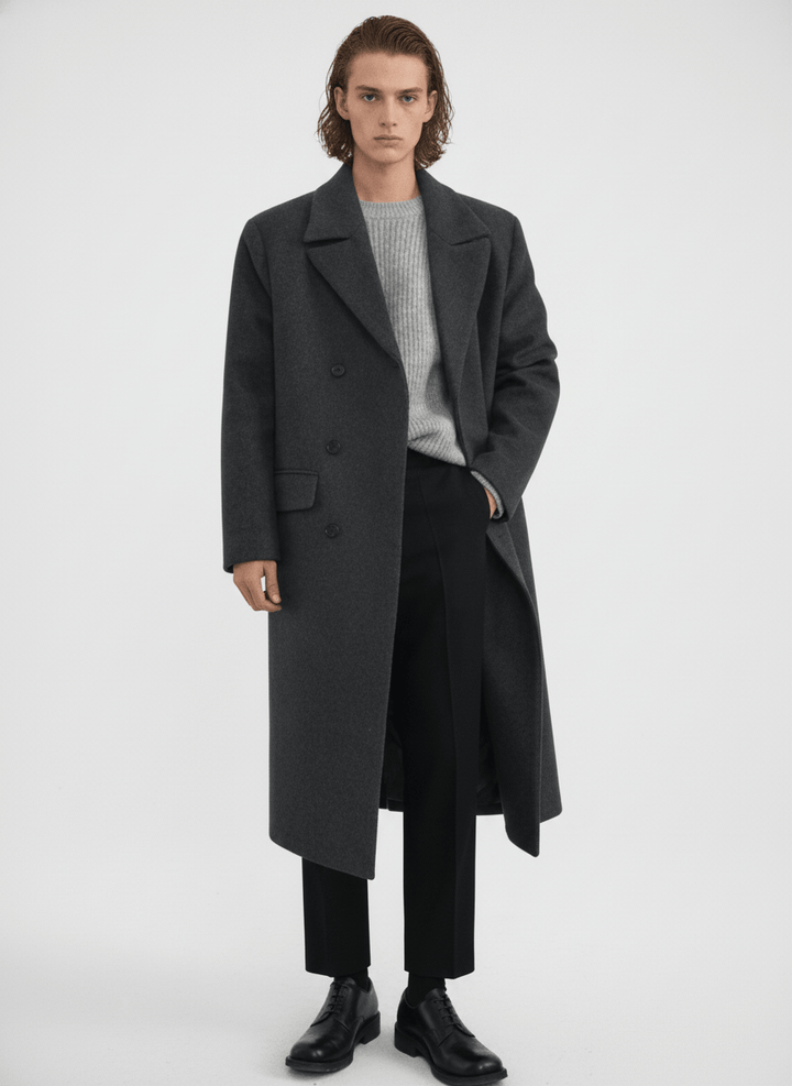 [MRCYC] Double-breasted Long Coat NA560