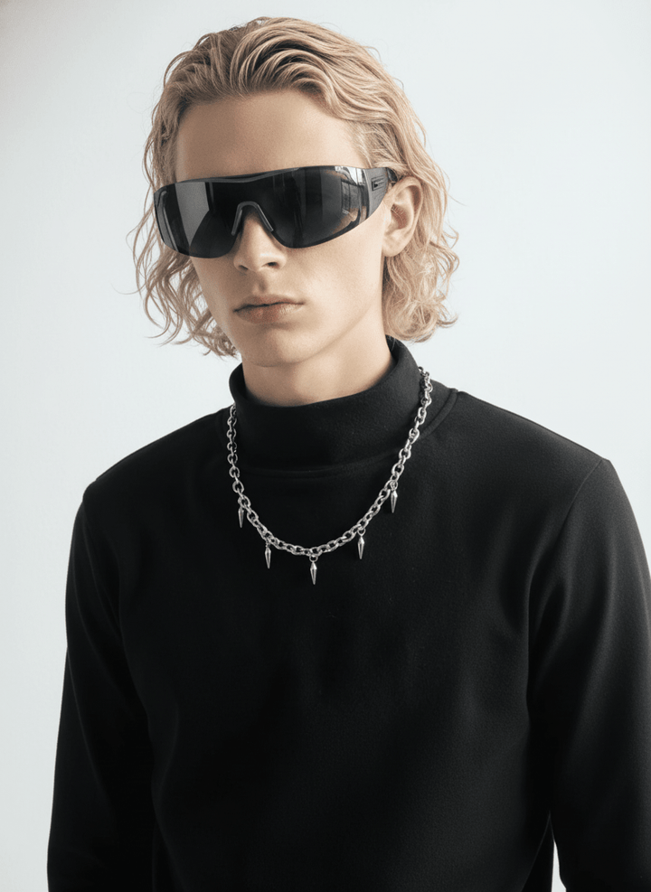 Titanium steel necklace NA743