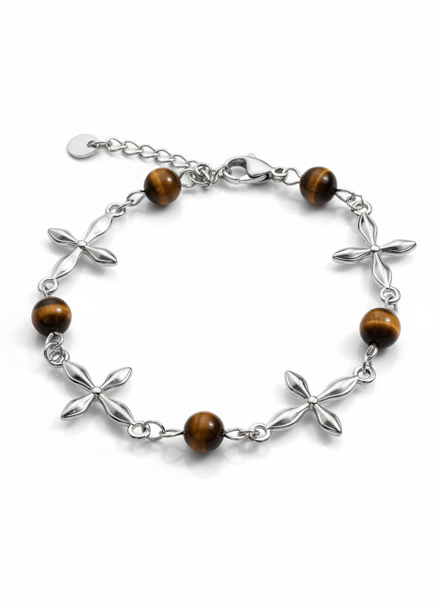 [CHEALIMPID] tiger eye stone bracelet na928