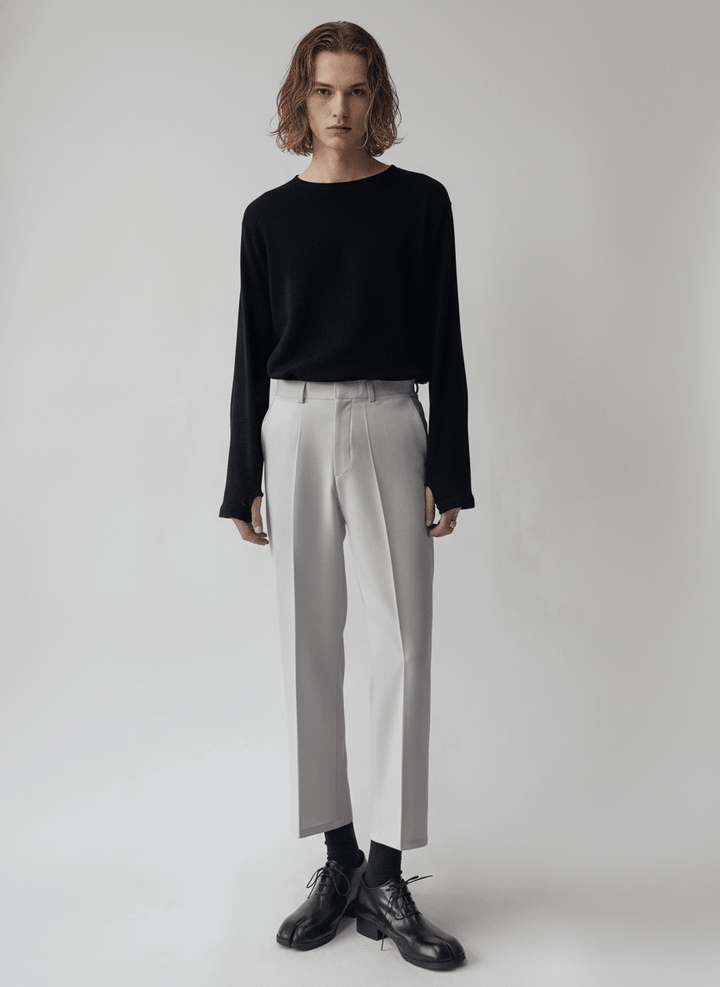 [David&amp;me] Center Press Ankle Slacks na19