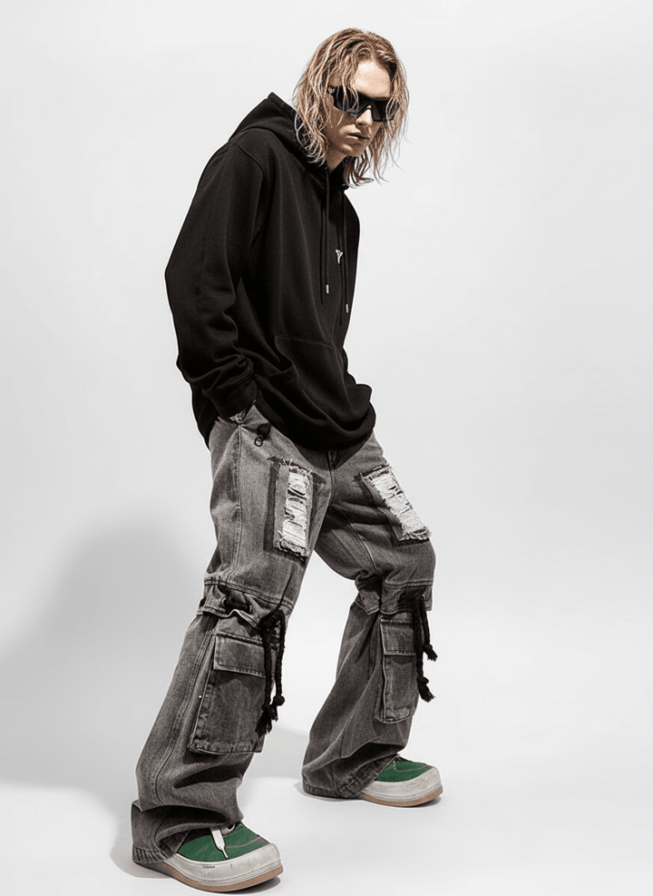 [UUCSCC] vintage straight wide leg pants na1328