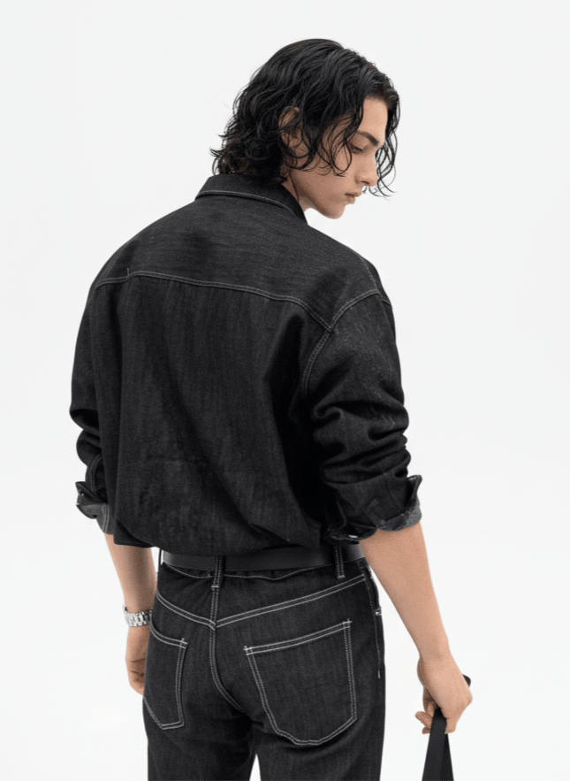 [MRCYC] Korean version of denim tops + bottoms na1017