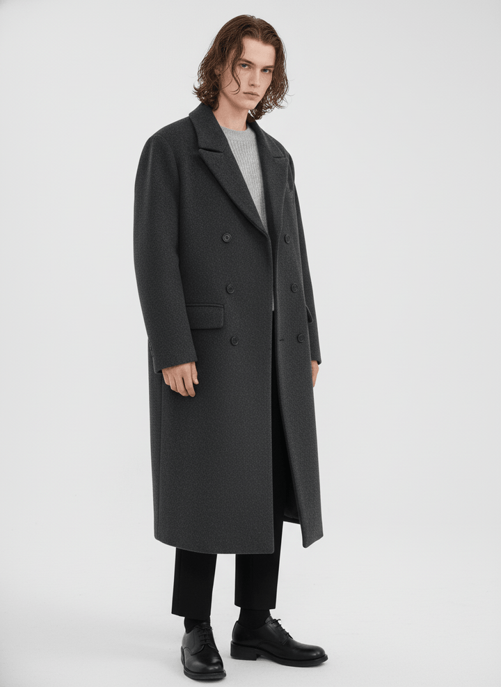 [MRCYC] Double-breasted Long Coat NA560