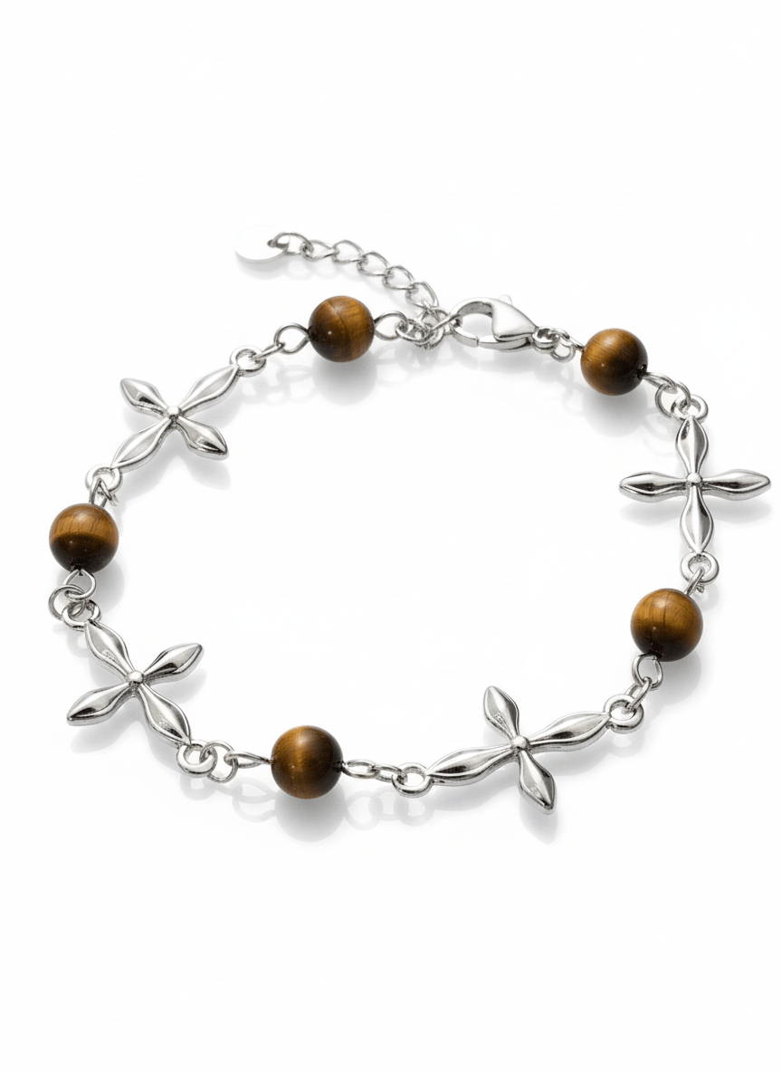 [CHEALIMPID] tiger eye stone bracelet na928