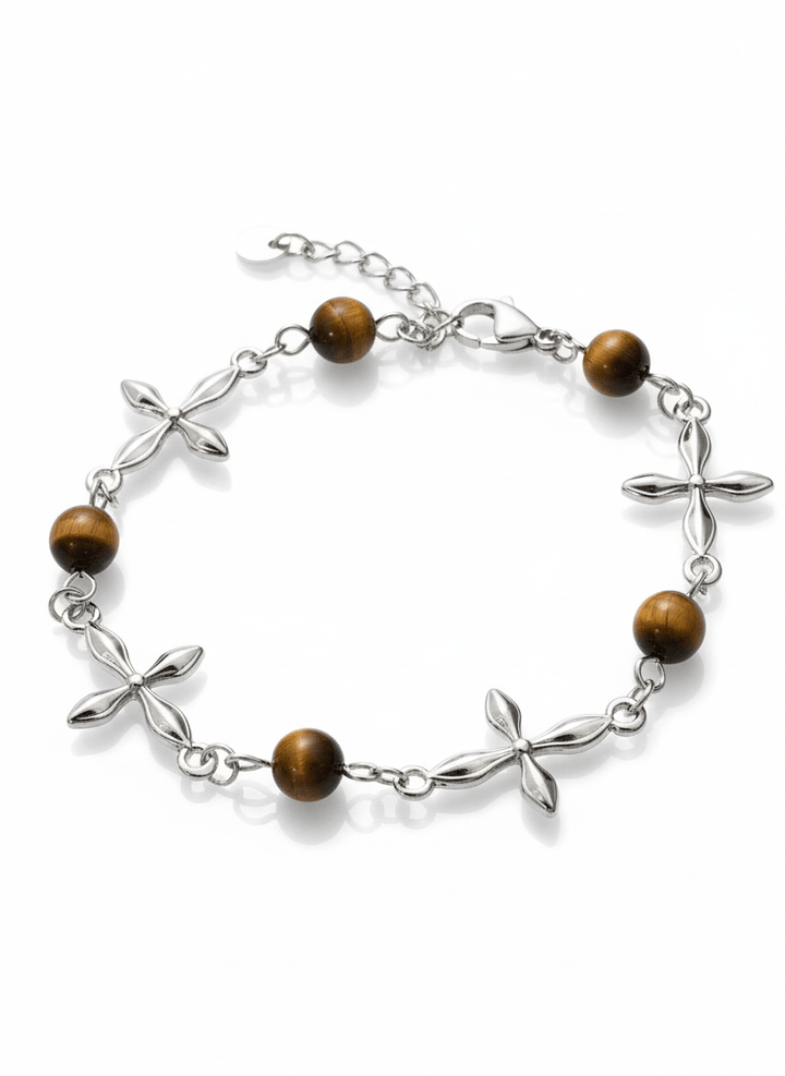 [CHEALIMPID] tiger eye stone bracelet na928