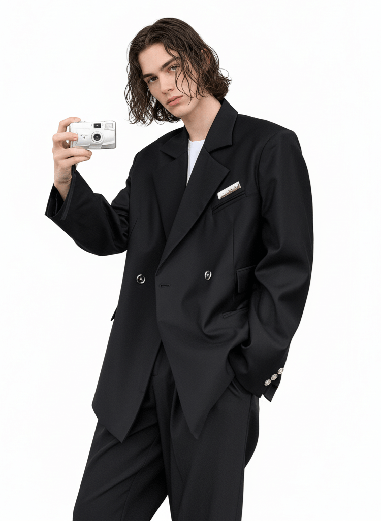 [ONELYC1NS] Korean loose suit na1005