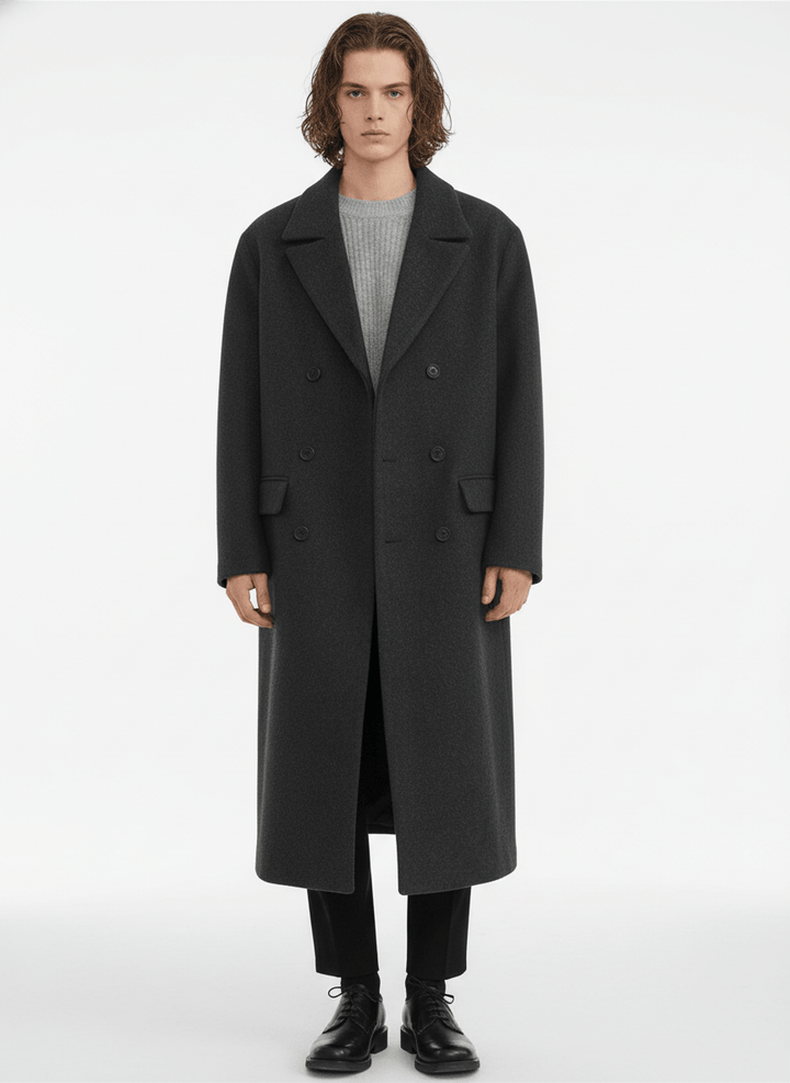 [MRCYC] Double-breasted Long Coat NA560