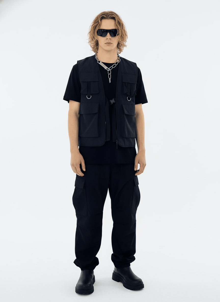 steel thick chain personalized necklace na707