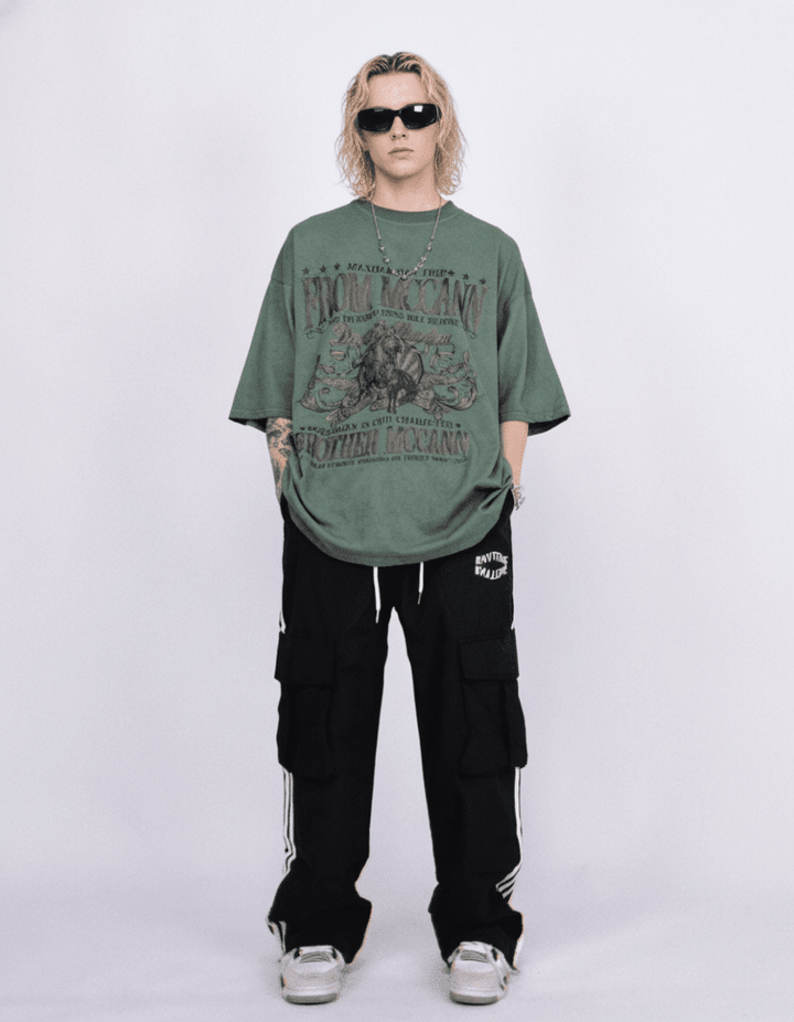 [Mz] American loose T-shirt na2016