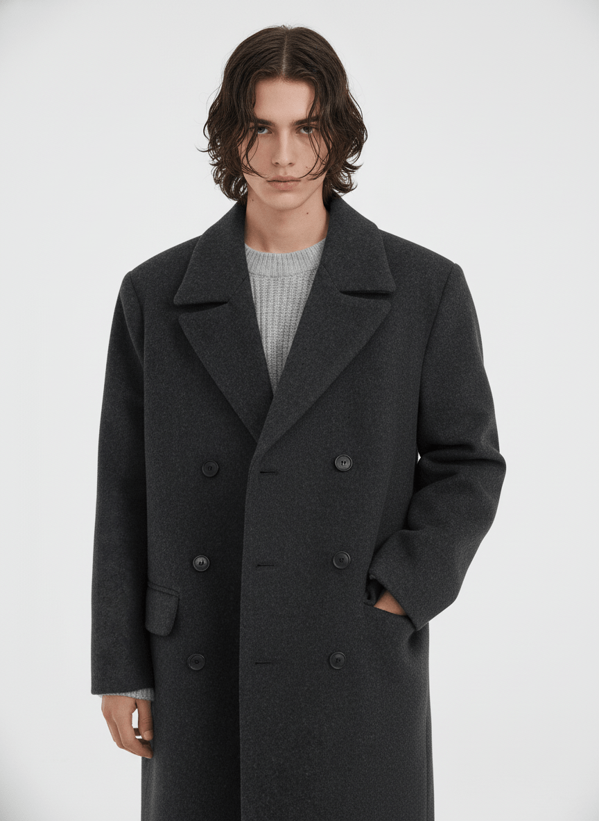[MRCYC] Double-breasted Long Coat NA560
