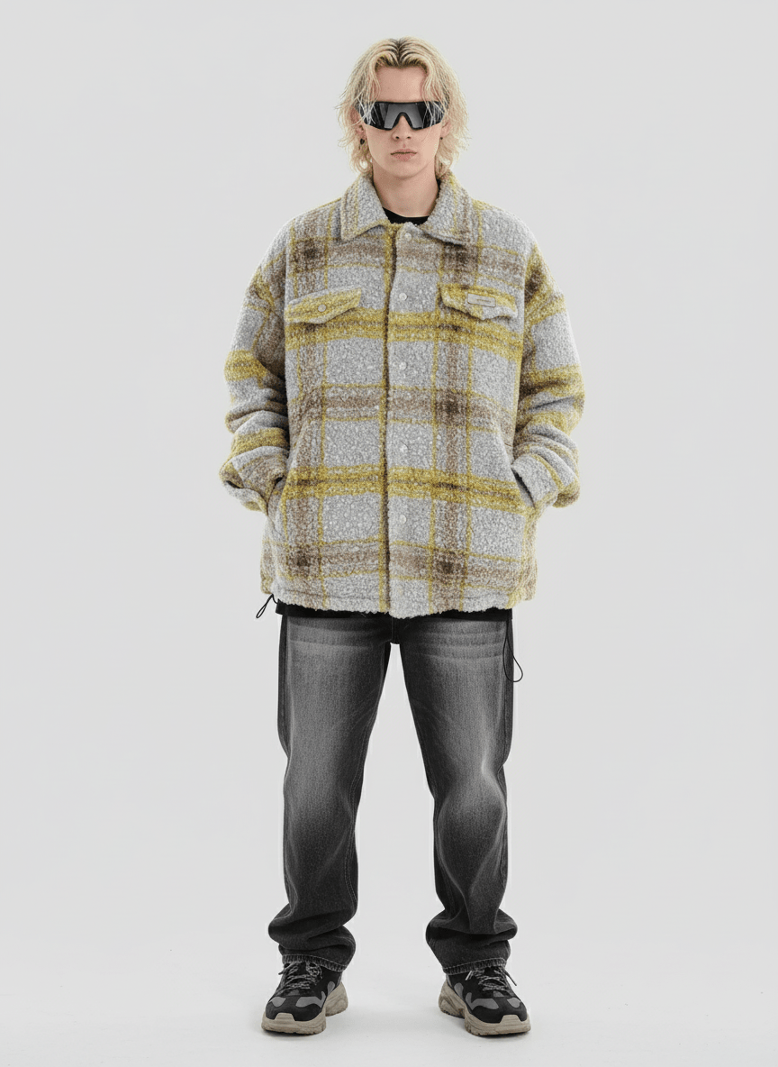 [INSstudios] Tweed Cotton Jacket na1638