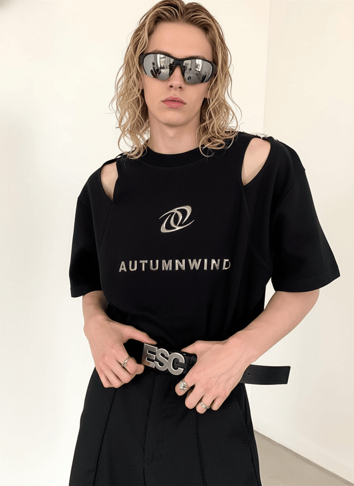 [AutumnWind] deconstructed design t-shirt na1233
