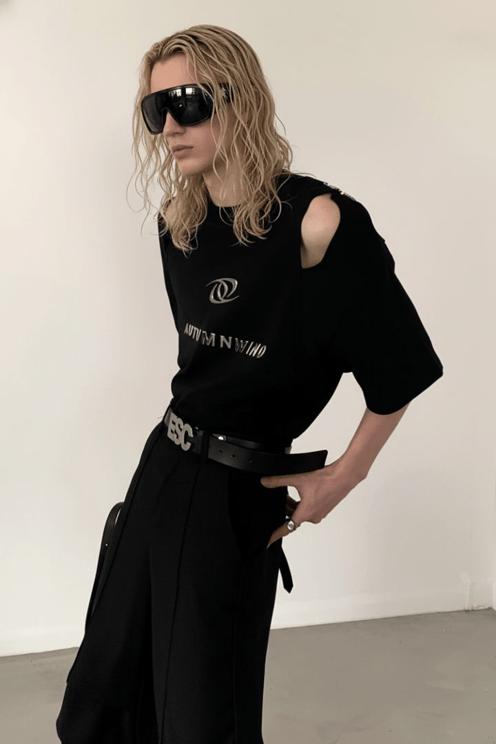 [AutumnWind] deconstructed design t-shirt na1233