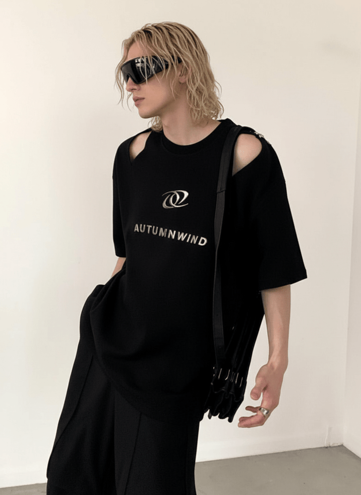 [AutumnWind] deconstructed design t-shirt na1233